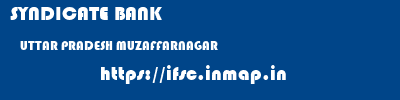 SYNDICATE BANK  UTTAR PRADESH MUZAFFARNAGAR    ifsc code